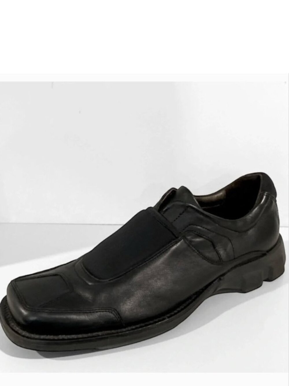 Kenneth Cole Black Leather Loafers Size 9